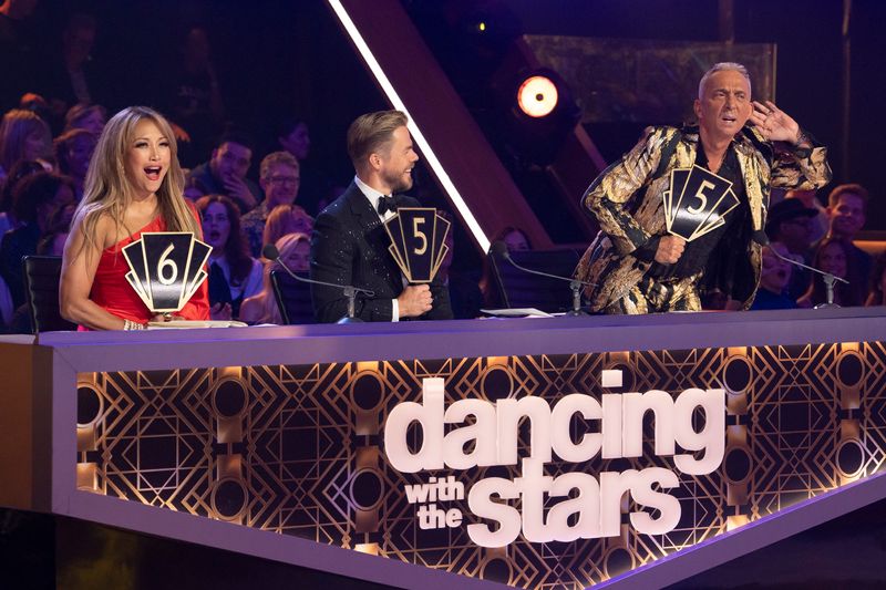 ÒPremiere - 3301Ó Ð ÒDancing with the StarsÓ returns for an all-new star-studded season! Co-hosted by Alfonso Ribeiro and Julianne Hough, the series returns for season 33, featuring 13 new celebrities who are ready to hit the ballroom floor. TUESDAY, SEPT. 17 (8:00-10:00 p.m. EDT/PDT, 7:00-9:00 p.m. CDT), on ABC. (Disney/Eric McCandless)
CARRIE ANN INABA, DEREK HOUGH, BRUNO TONIOLI