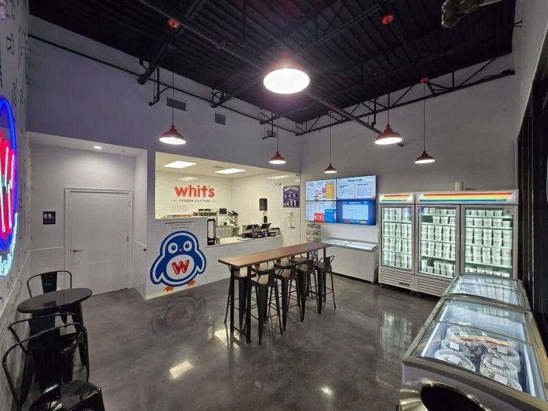 The interior of Whit's Frozen Custard in West Boca, Fla., shows the family-run shop's welcoming, community-focused atmosphere.