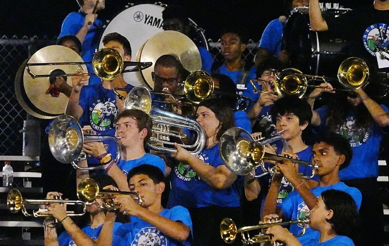Heritage High band perform during the game against Eau Gallie September 5, 2025. Craig Bailey, FLORIDA TODAY via USA TODAY NETWORK