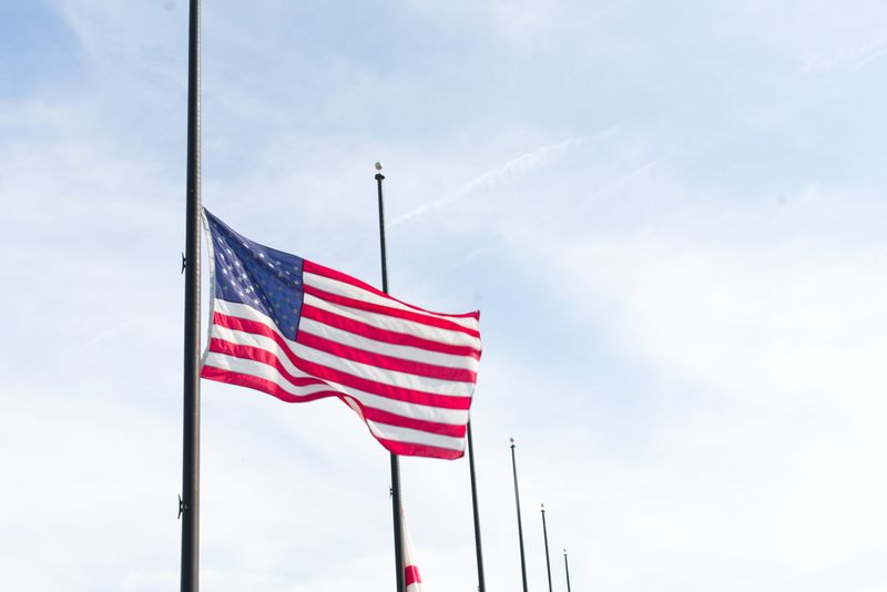 President Donald Trump ordered for flags to be lowered to half mast following the assassination of Charlie Kirk.