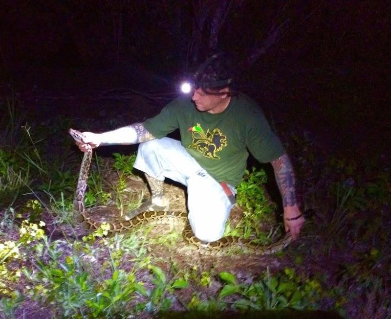 Brian Cover is the winner of the South Florida Water Management District's 2025 Python Program, winning $1,000 for capturing 63 invasive Burmese pythons.