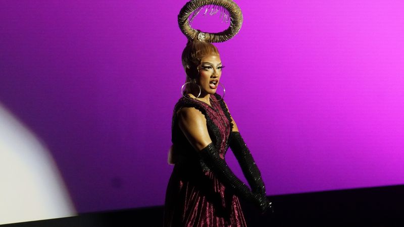 Performers like drag queen Anitta Minette dazzled the Askew Student Life Cinema on Friday, Sept. 12.