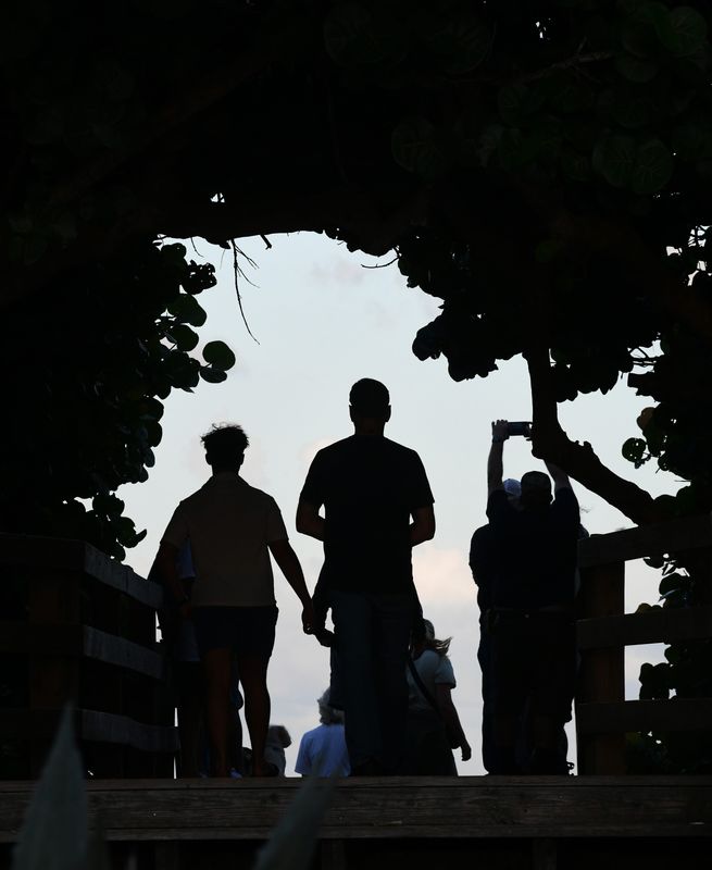 Several hundred people gathered on September 14th for a 7:00 p.m. vigil held on Canova Beach in memory of Charlie Kirk. The rally, organized by a new group called Youth Republicans of Brevard and founder Chandler Braid, a local high school senior, included several speakers, music, candlelight ceremony, and prayer.