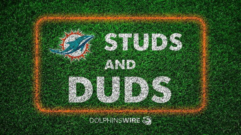 Studs and duds from the Miami Dolphins' latest game.
