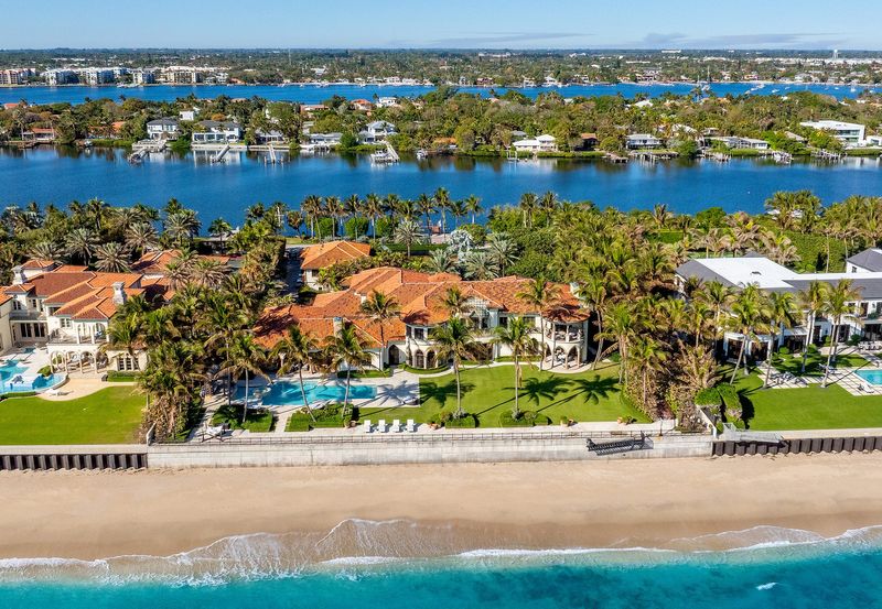 South of Palm Beach, an ocean-to-lake estate, center, at 820 S. Ocean Blvd. in Manalapan has sold for $62.5 million, according to the multiple listing service. The property entered the market in September priced at $134 million and was most recently priced at $75 million.
