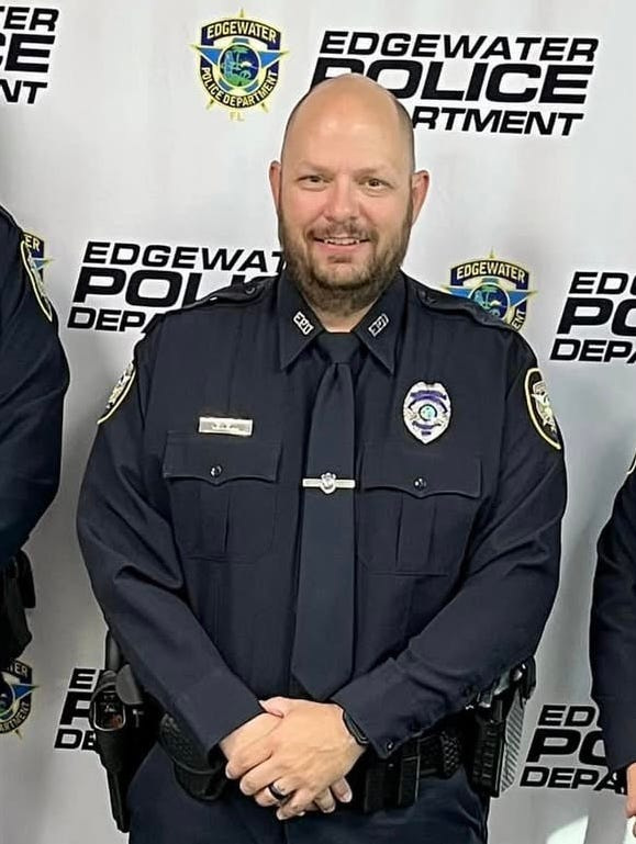 Edgewater Police Officer David Jewell was off-duty when he was fatally shot on Sept. 15, 2025 by a Circle K employee in Ormond-by-the-Sea, according to the Volusia Sheriff's Office.