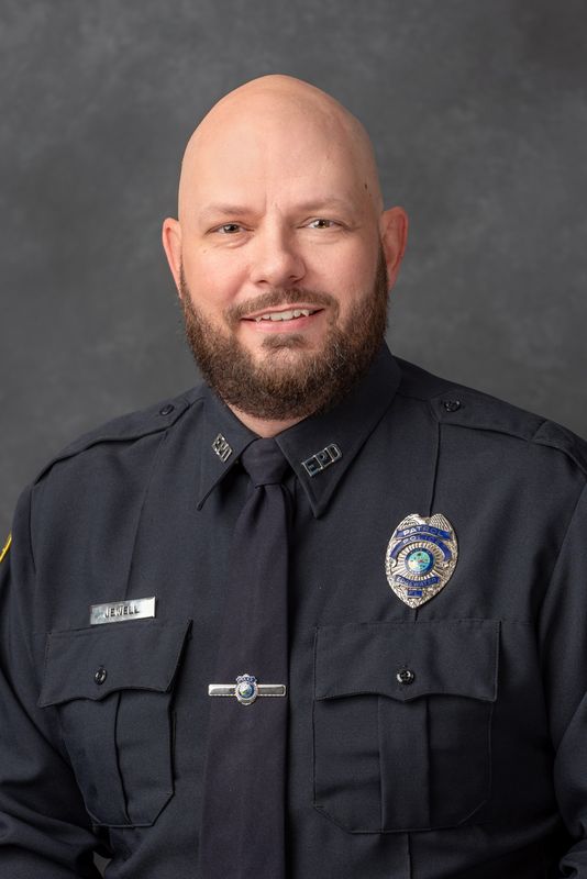 Edgewater Police Officer David Jewell was shot and killed while off duty at a gas station in Ormond Beach on Sept. 15, 2025. The Volusia Sheriff's Office has charged a 24-year-old store employee with his murder.