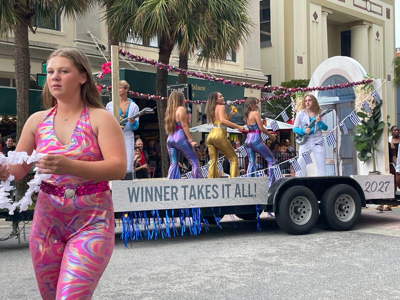 Junior class 2027 came in first place for the best float at the Leesburg High School 2025 Homecoming Parade on Sept. 17, 2025 in downtown Leesburg.