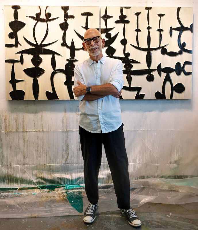 Juan Alonso-Rodríguez 'Earthly Glyphs' from his Strata series will be on display during the centennial season at Art Center Sarasota.