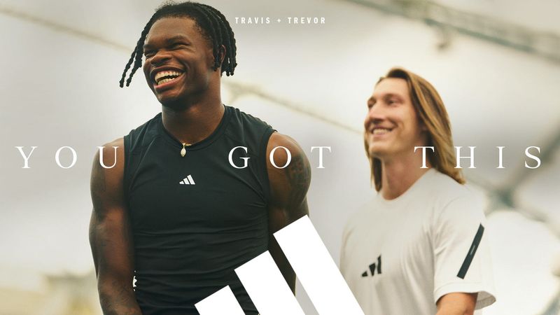 Adidas ad Travis Lawrence and Travis Hunter