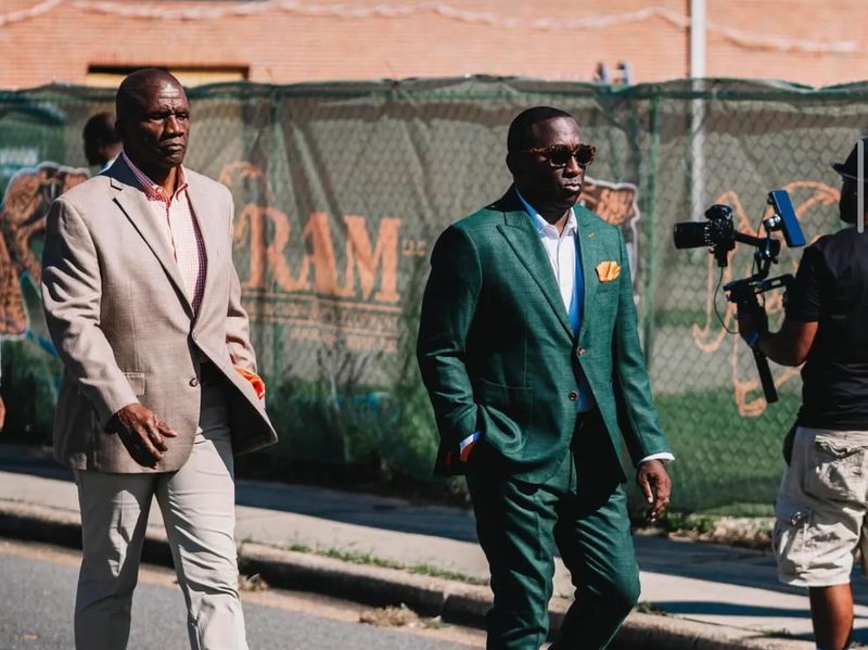 Florida A&M Rattlers head coach James Colzie III walks into Bragg Memorial Stadium for a Week 3 game versus the Albany State Golden Rams on Saturday, Sept. 13, 2025.