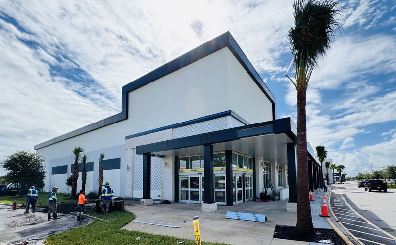 Construction continues on the future Trader Joe's grocery store at Tomoka Town Center in Daytona Beach on Monday, Sept. 29, 2025. The exterior appears mostly finished with the exception of the signage, and work is now in full swing on the interior. The store is located just south of Dave & Buster's.