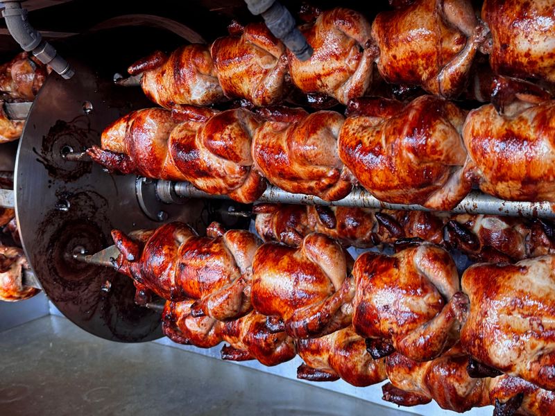 Featuring fresh, never frozen chicken from a dedicated supplier in Alabama, C.R. Chicks makes the magic happen with lemon pepper, their housemade marinade, sea salt and time over flaming Brazilian Oak logs.