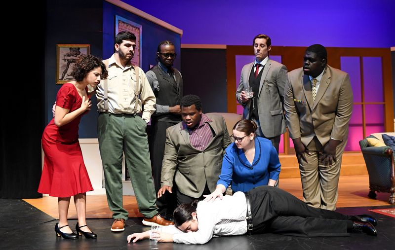 The cast of Theatre TSC's production of Agatha Christie's "And Then There Were None," running Oct. 2-12, 2025.