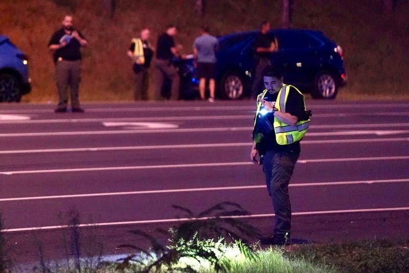 Deputies with the Leon County Sheriff’s Office investigate a shooting that occurred at the I-10 eastbound exit to Thomasville Road on Friday, Oct. 3, 2025.
