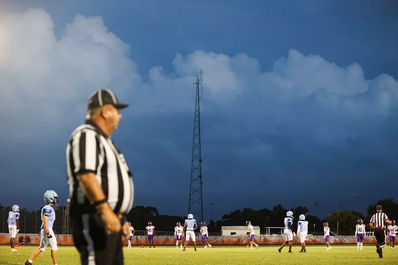 Legacy hosts Fort Pierce Central in a high school football game, Oct. 3, 2025, at Port St. Lucie High School.