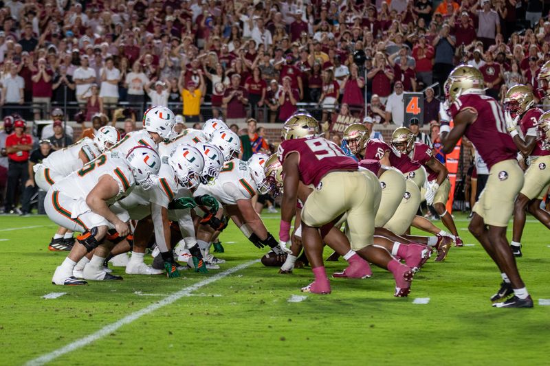 No. 18 Florida State University hosted No. 3 University of Miami on Oct. 4, 2025. The Seminoles fell to the Hurricanes with a final score of 28-22.