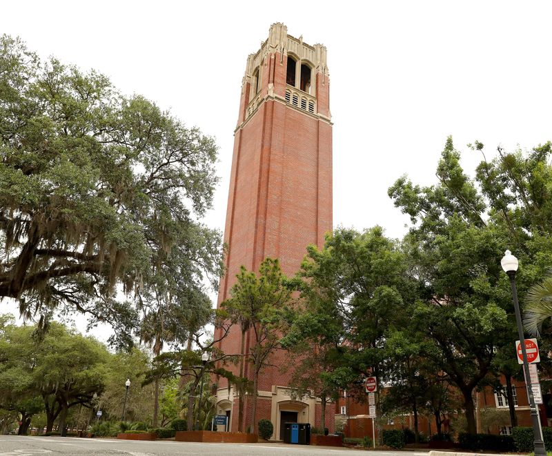 Century Tower is still ringing but there are no students to hear it at the University of Florida campus, which all but shut down completely due to COVID-19, in Gainesville on April 8, 2020.

Flgai 040720 Sfcclosed 40thbirthday 040820 Diyventilatoruf