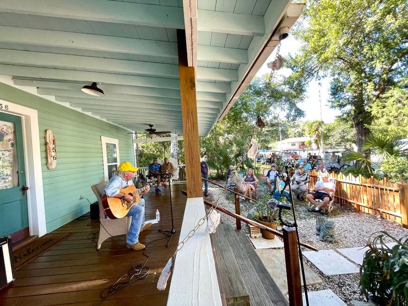 Porch Fest Apalach features 31 bands, 16 porches, and 3 stages from 11 a.m.-6 p.m. Saturday, Oct. 11, 2025.