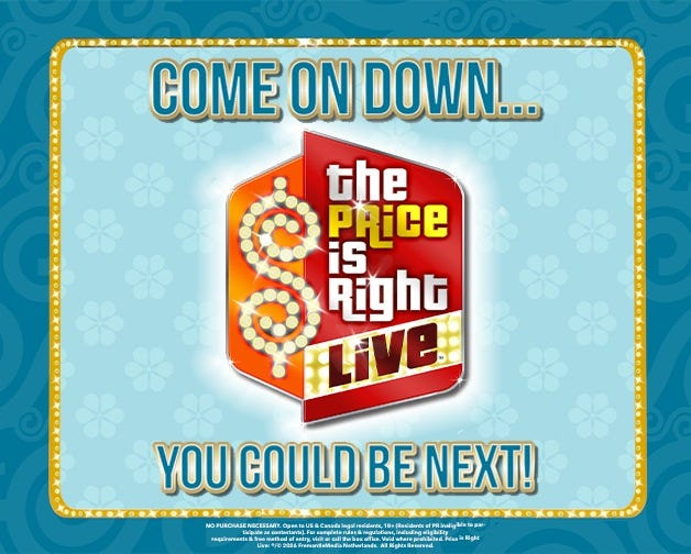 Tickets will go on sale at 10 a.m. Friday, Oct. 10, for "The Price is Right Live" on Feb. 26, 2026, at Daytona's Peabody Auditorium.