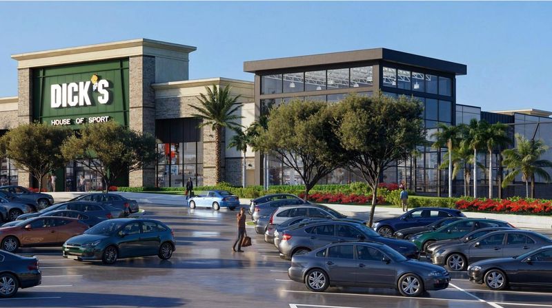 Rendering of Dick’s House of Sport at The Gardens Mall in Palm Beach Gardens, Fla.