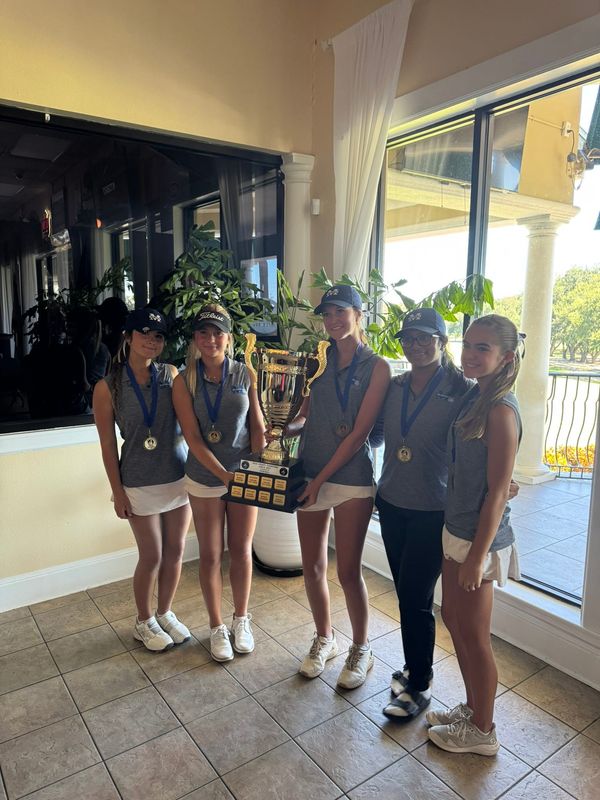 McKeel girls golf won county on Oct. 13, 2025, at the Cleveland Heights Golf Course in Lakeland.