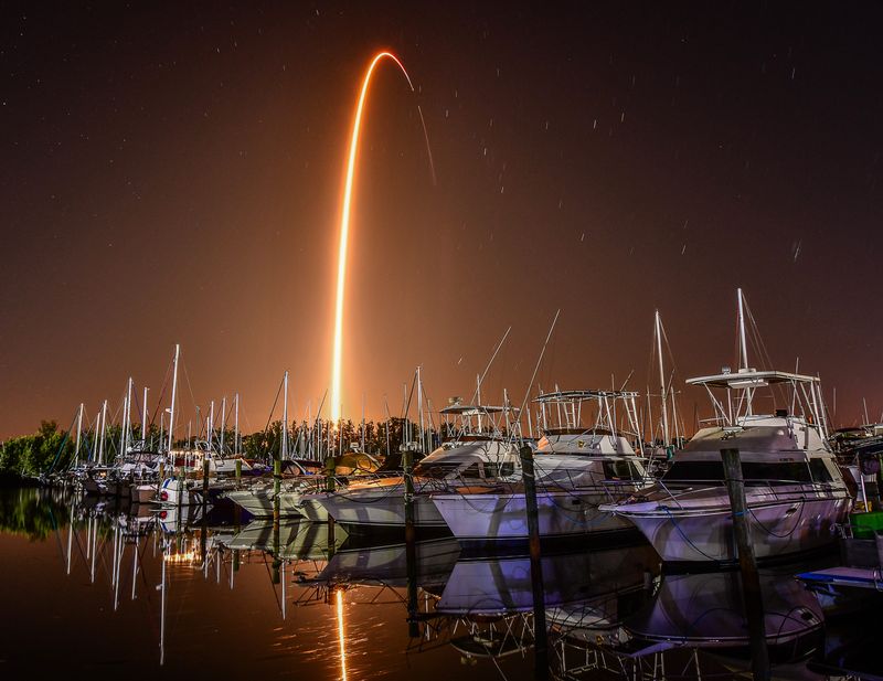 Launch of a SpaceX Falcon 9 rocket carrying 24 Project Kuiper broadband satellites.
Launch was at 9:58 p.m. Monday, October 13 from Launch Complex 40 at Cape Canaveral Space Force Station.