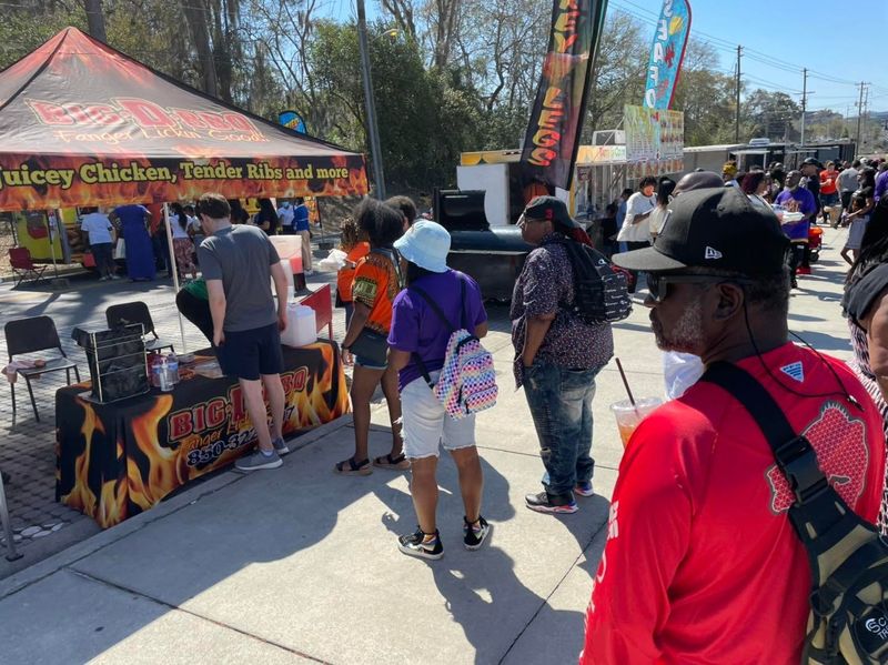 Barbecue restaurant and mobile operation Big D's BBQ located on 1215 S. Adams St.
