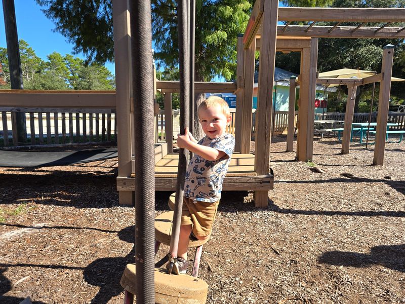 Zach Duren plays at Perdido Kids Park. Perdido Kids Park is one of seven Escambia County parks that will get new equipment and other amenities. The county is planning to spend $847,222.36 to buy and install new play structures. The work will start sometime in late winter or spring of 2026.