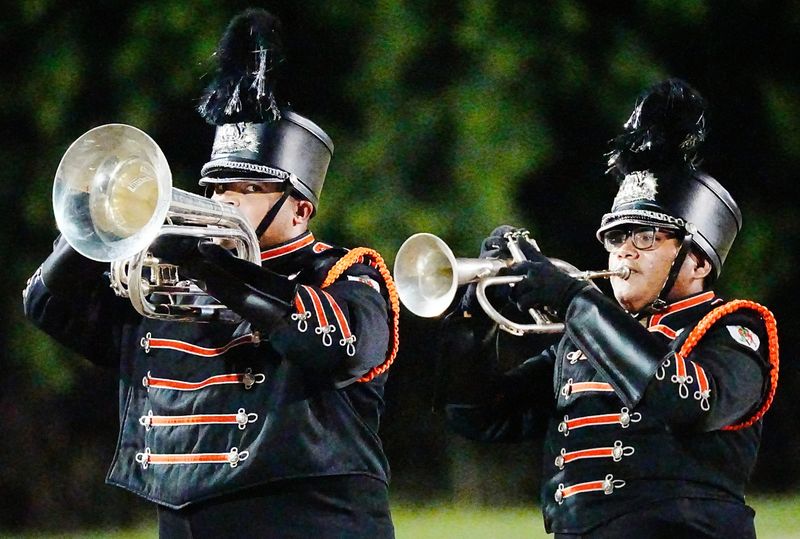 Cocoa High band performs at halftime of the game against Astronaut October 24, 2025. Craig Bailey, FLORIDA TODAY via USA TODAY NETWORK