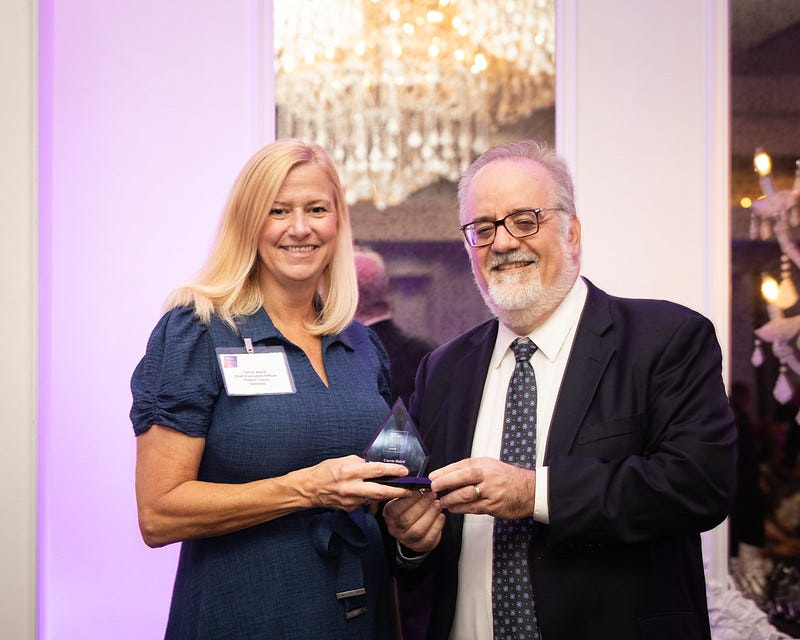 Carrie Baird, the chief executive officer of Flagler Cares, was recognized by the News Service of Florida and its executive editor Jim Saunders, as one of the state’s “Women Shaping Florida’s Future." She received the Above and Beyond Award Oct. 8, 2025.