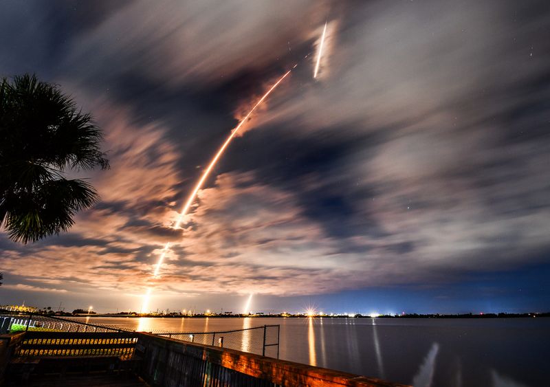 Launch and booster landing of a SpaceX Falcon 9 rocket on a rideshare mission, delivering 18 payloads to orbit for customers. Launch was at 1:09 a.m. EDT Sunday, November 2 from Launch Complex 40 at Cape Canaveral Space Force Station.