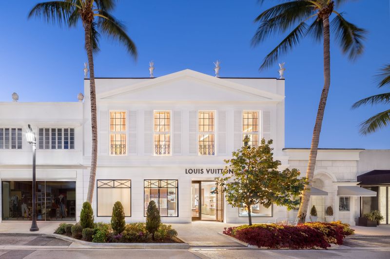 Louis Vuitton debuted its new two-story boutique in at 222 Worth Ave. in Palm Beach Oct. 31.