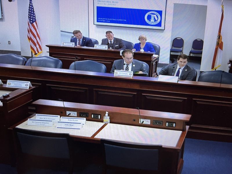 Members of the Joint Legislative Auditing Committee volleyed one tough question after another about building permit fees at Daytona Beach leaders at a hearing in Tallahassee Nov. 3.