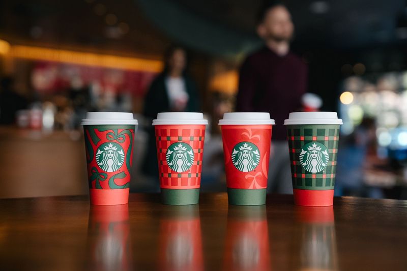 Starbucks is dropping its holiday drinks menu and festive holiday cups on Thursday, Nov. 6.