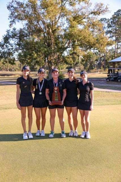The South Walton girls golf team defended its Region 1-2A title Tuesday at Quail Heights Country Club in Lake City.