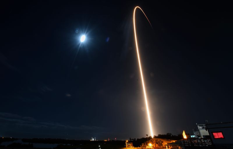 A SpaceX Falcon 9 rocket lifts off from Cape Canaveral Space Force Station November 5, 2025 carrying 28 Starlink satellites. Craig Bailey/FLORIDA TODAY via USA TODAY NETWORK