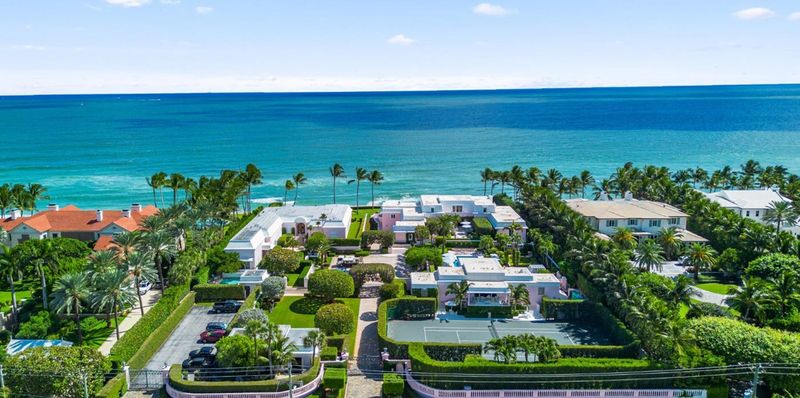 A direct-oceanfront estate, center, of about 2.5 acres at 911 N. Ocean Blvd. in Palm beach has been listed for sale with an eye-popping price of $185 million.