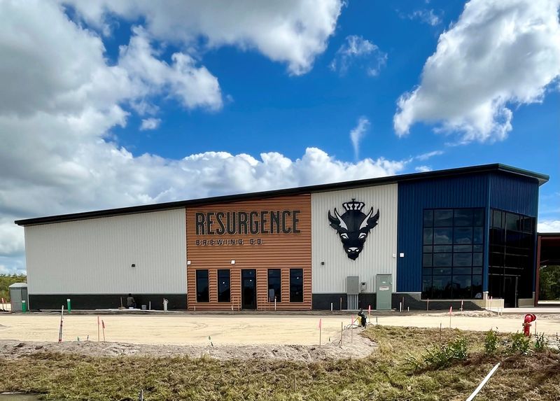 The signs are up at Resurgence Brewing Co. in south Fort Myers.