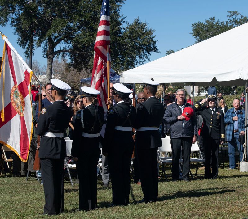 Pensacola and Escambia County honor their current and former military service members with the annual Veterans' Day Parade, followed by a ceremony at Veterans' Memorial Park on Nov. 11, 2025.