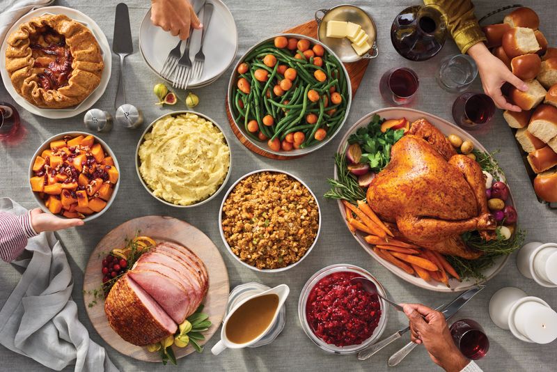 A Thanksgiving spread from the Fresh Market. The grocery retailer has multiple holiday meals for shoppers to choose from, including some starting at $19.99.