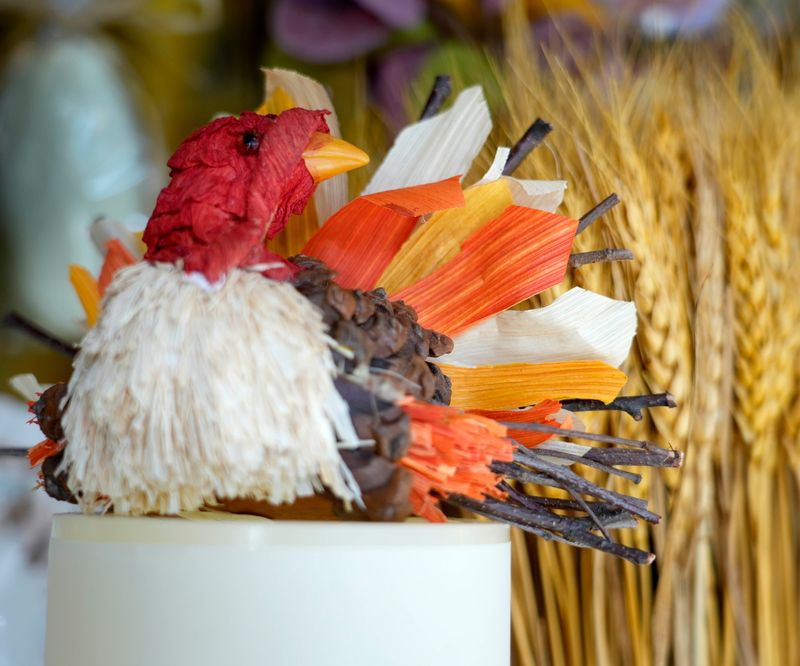 This decorative turkey (under $20 each) is available at Blue Provence, 300 S County Road, Palm Beach.