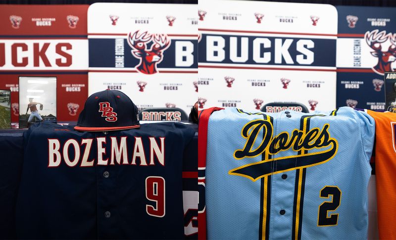 Addison John and Zac Flitcraft, classmates at Bozeman High School, signed with Gulf Coast State College to play softball and baseball in Panama City, Fla., Nov. 14, 2025. (Tyler Orsburn/News Herald)
