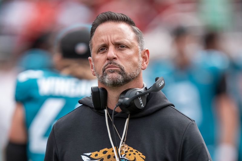 Jacksonville Jaguars defensive coordinator Anthony Campanile
