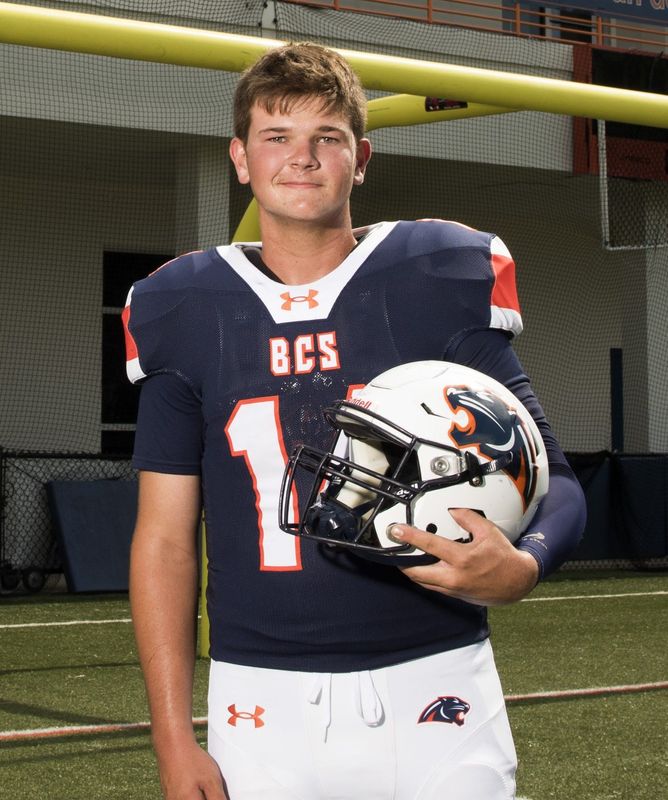 Bradenton Christian quarterback Holland Hume was voted the Herald-Tribune Boys Athlete of the Week, sponsored by Central Florida Behavioral Health Network, for the week of Nov. 3-8, 2025.