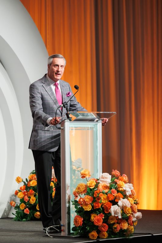 Quantum Foundation William Meyer announces the organization's plan to commit $12.5 million for small grassroot organizations over the next 10 years.