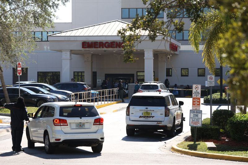 Indian River County Sheriff Deputy Terri Mashkow, 47, was killed, and two others were injured in a shooting near Vero Beach while an eviction notice was being served on Nov. 21, 2025. An Indian River County deputy, a locksmith and the shooting suspect were transported on Nov. 21, 2025, to HCA Florida Lawnwood Hospital in Fort Pierce, Fla.