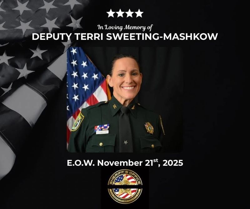 Deputy Terri Sweeting-Mashkow was shot and killed while serving an eviction notice at a home in the 1100 block of Governor’s Way in the Bermuda Club and Somerset Way development off State Road A1A in Indian River County on Nov. 21, officials said.