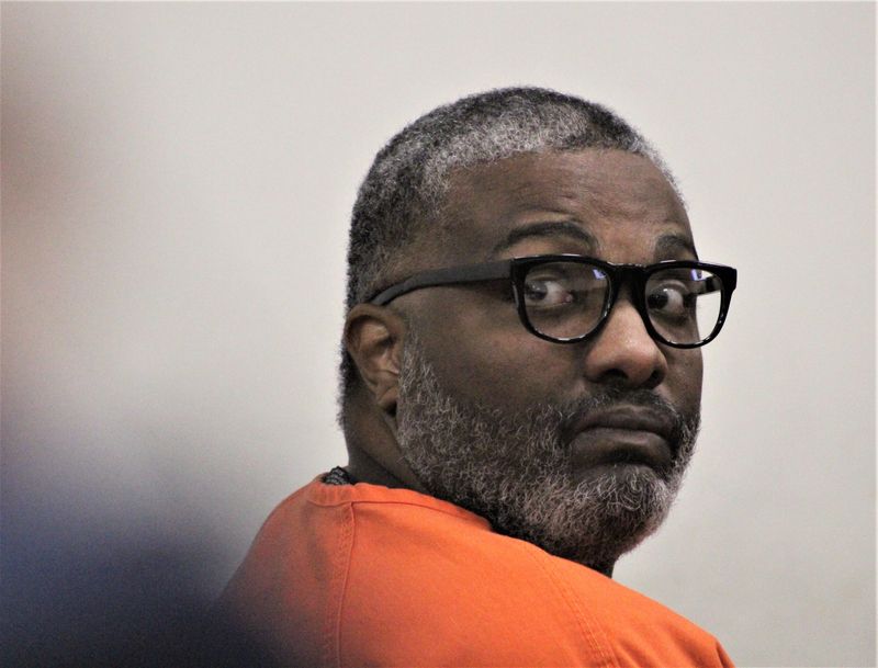 Daytona Beach serial killer Robert T. Hayes during a hearing on Monday, Nov. 24, 2025, at the S. James Foxman Justice Center in Daytona Beach as he challenges his conviction for killing three women.