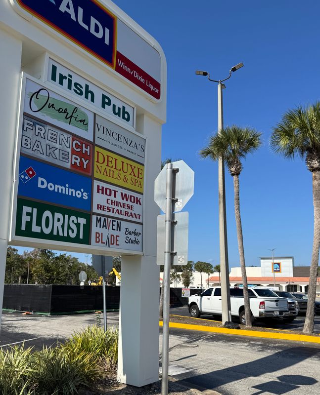 Construction is nearing completion on a new Aldi discount grocery store that's going in where Winn-Dixie used to be at 353 W. Granada Blvd. in Ormond Beach on Monday, Nov. 24, 2025.